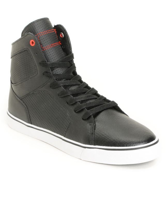 Radii Simple Black High Top Shoe