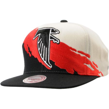 NFL Mitchell and Ness Atlanta Falcons Paintbrush Snapback Hat