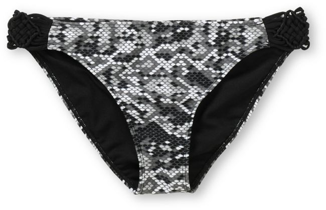 Crooks And Castles Maldives Python Print Tab Side Bikini Bottom