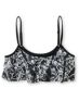Crooks And Castles Venice Python Print Flounce Bikini Top