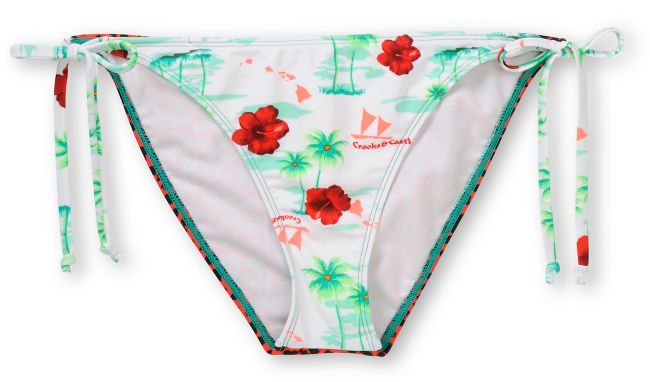 Crooks And Castles Mahalo Bondi Side Tie Bikini Bottom