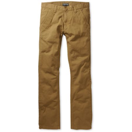 Free World Drifter Slim Straight Fit Dark Khaki Chino Pants