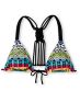 Malibu Tribal Weave Triangle Bikini Top