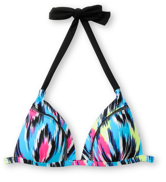 Malibu Wild Child Molded Cup Halter Bikini Top