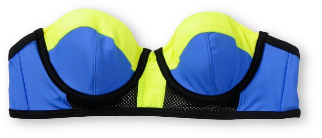 Malibu Sun Block Neon Underwire Bikini Top