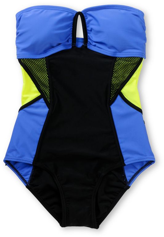 Malibu Sun Block Neon One Piece Swimsuit