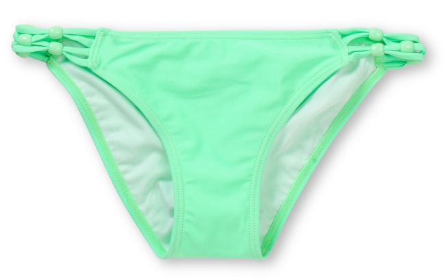 Malibu Candy Coated Mint Side Strap Bikini Bottom