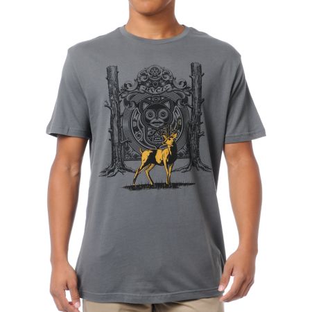 RVCA Haida Charcoal Tee Shirt