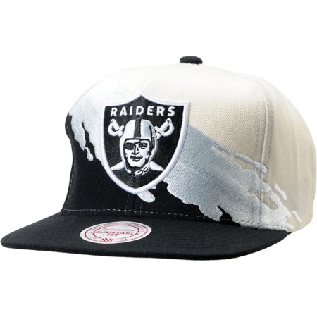 NFL Mitchell and Ness Oakland Raiders Paintbrush Snapback Hat