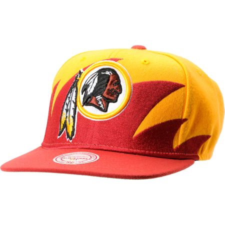 NFL Mitchell and Ness Redskins Sharktooth Snapback Hat