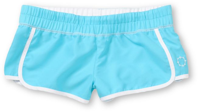 Empyre Girl Una Turquoise & White Board Shorts