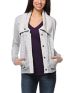Element Libra Space Dyed Lace Back Cardigan Sweater
