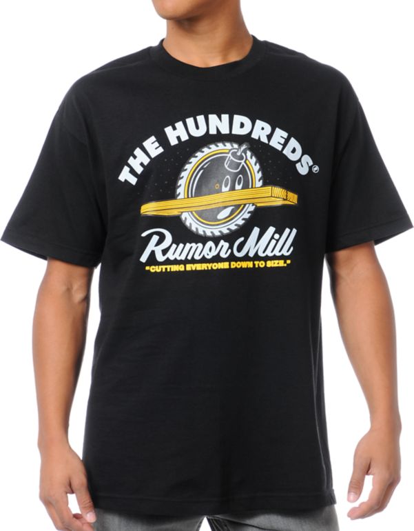 The Hundreds Rumormill Black Tee Shirt