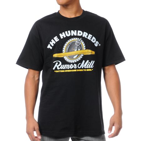 The Hundreds Rumormill Black Tee Shirt