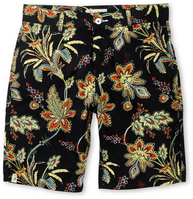 Altamont Perinial Black Chino Shorts