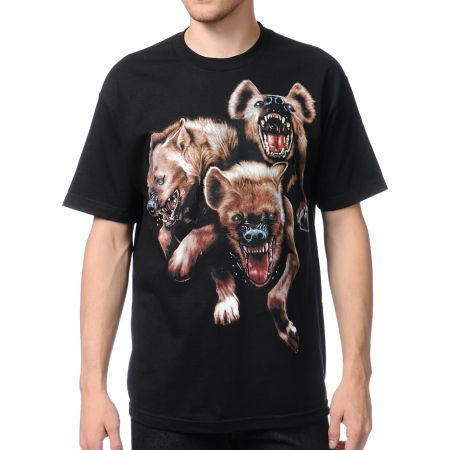 The Hundreds Hyenas Black Tee Shirt