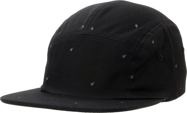 The Hundreds Sting Black 5 Panel Hat