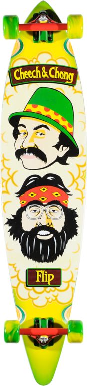 Flip Cheech & Chong 43.5 Pin Tail Longboard Complete