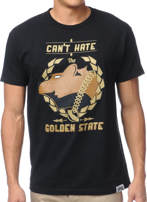 Local Legends Golden State Black Tee Shirt