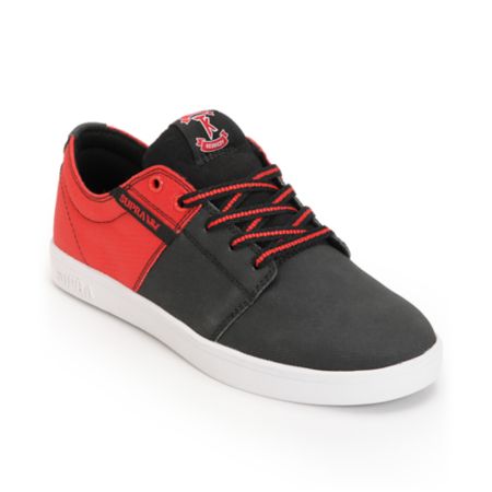 Supra TK Stacks Black & Red Raptor Tuf Shoe