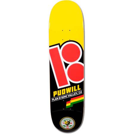 Plan B Pudwill Flag 8.0 Skateboard Deck