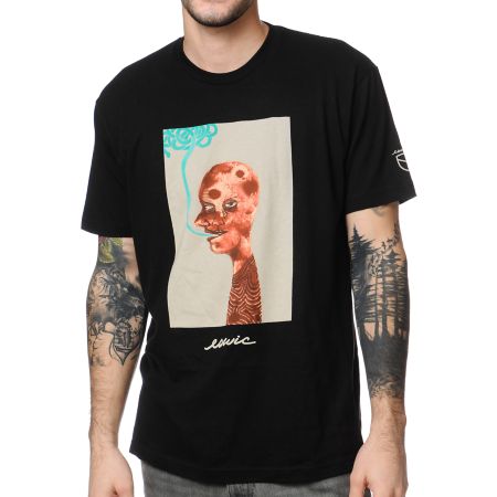 Eswic Two Face Black Tee Shirt