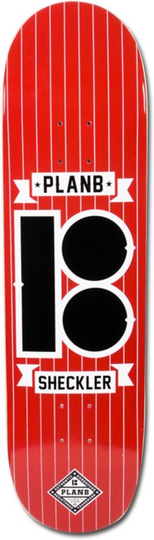 Plan B Sheckler Pinstripe 8.25 Skateboard Deck