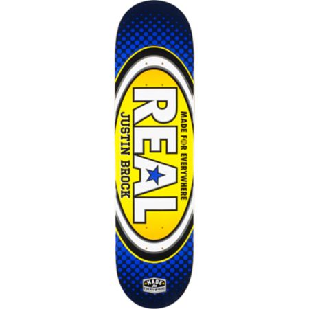 Real Brock Made For Everywhere R1 8.18 Skateboard Deck