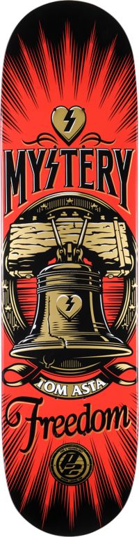 Mystery Asta Freedom P2 7.875 Skateboard Deck