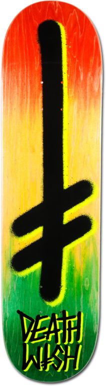 Deathwish Double Dip Rasta 8.125 Skateboard Deck