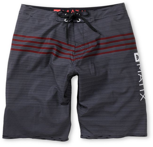 Matix Tight Lines Navy Stripe 21 Board Shorts