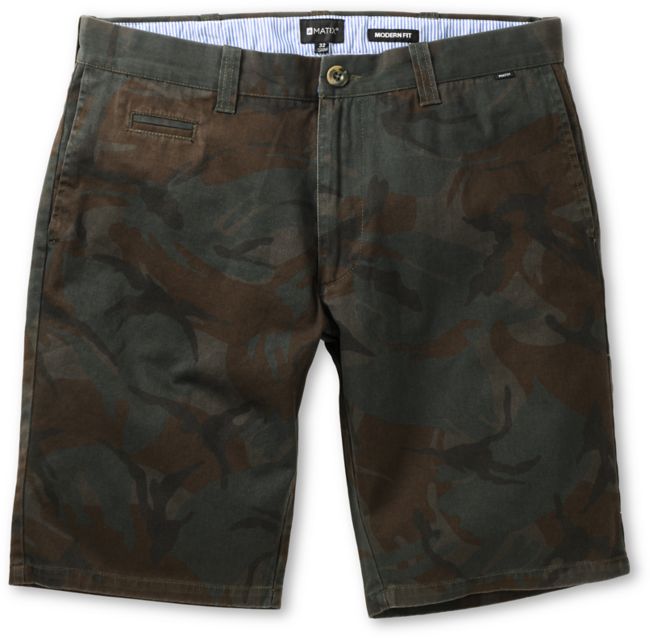 Matix Compton Camo Slim Straight Chino Shorts