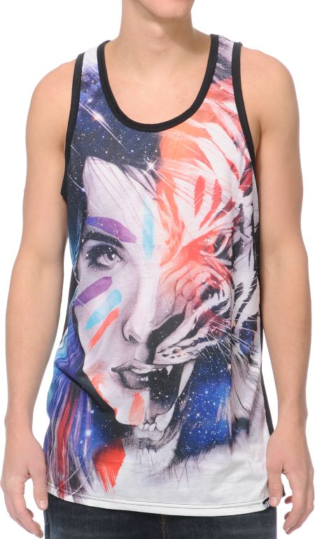 Neff Tiger Tank 2 Black Tank Top