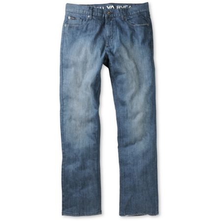 RVCA Chev Extra Stretch Rough Blue Regular Fit Jeans