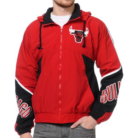 NBA Mitchell and Ness Midseason Chicago Bulls Windbreaker