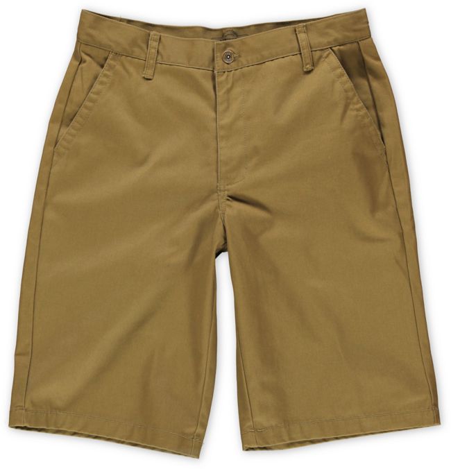Free World Venice Dark Khaki Chino Shorts