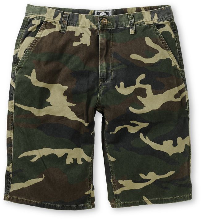 Free World Caine Camo Chino Shorts