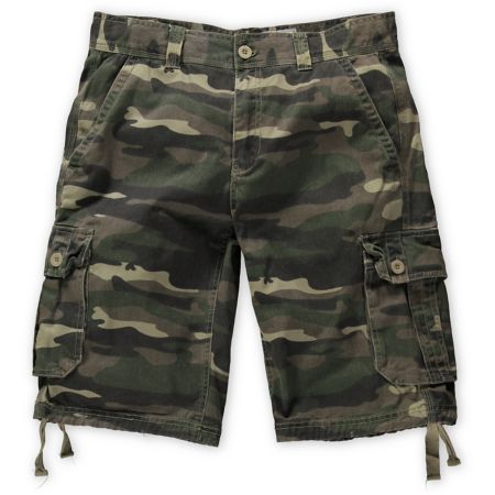 Free World Debacle Camo Cargo Twill Shorts