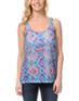 Element Nessa Turquoise Mesh Racerback Tank Top