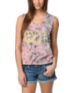 Billabong Hello Bondi Pink Tie Dye  Muscle Tank Top