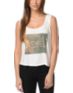 Billabong Flower Me Rebel Natural Muscle Tank Top