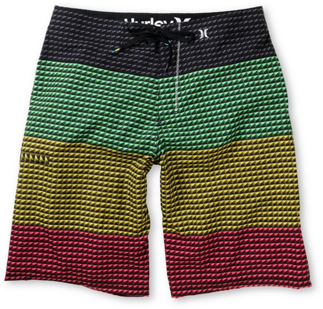 Hurley Phantom Point Rasta 21 Board Shorts