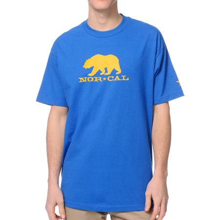 Nor Cal Black Bear Blue Tee Shirt