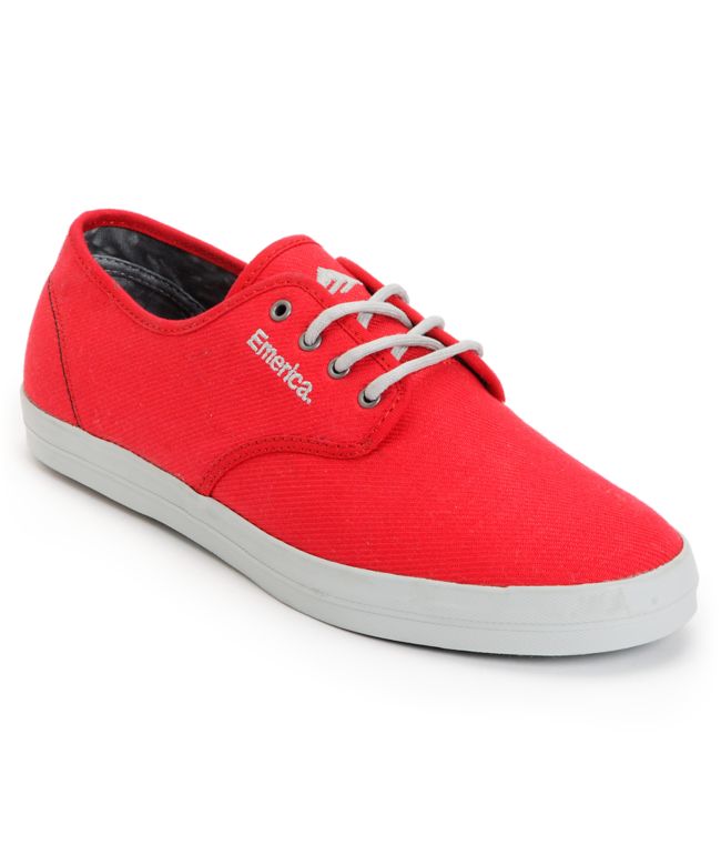 Emerica Wino Red & Grey Tie Dye Shoe