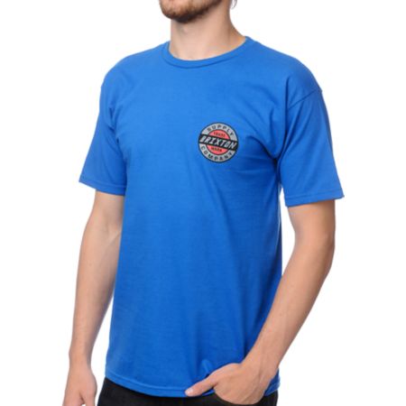Brixton Chamber Blue Tee Shirt