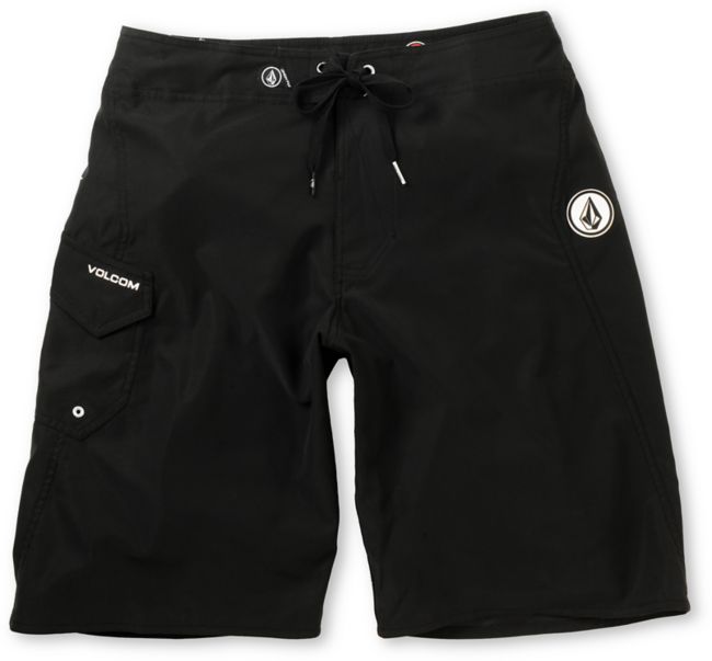 Volcom Maguro Solid Black 22 Board Shorts