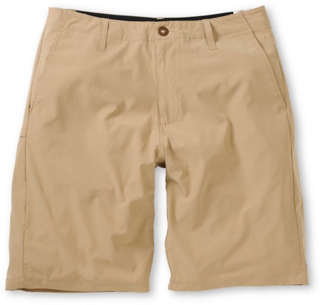 Volcom Fruckin V4S Dark Khaki Hybrid Shorts
