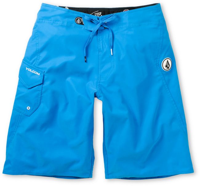 Volcom Maguro Solid Blue 22 Board Shorts