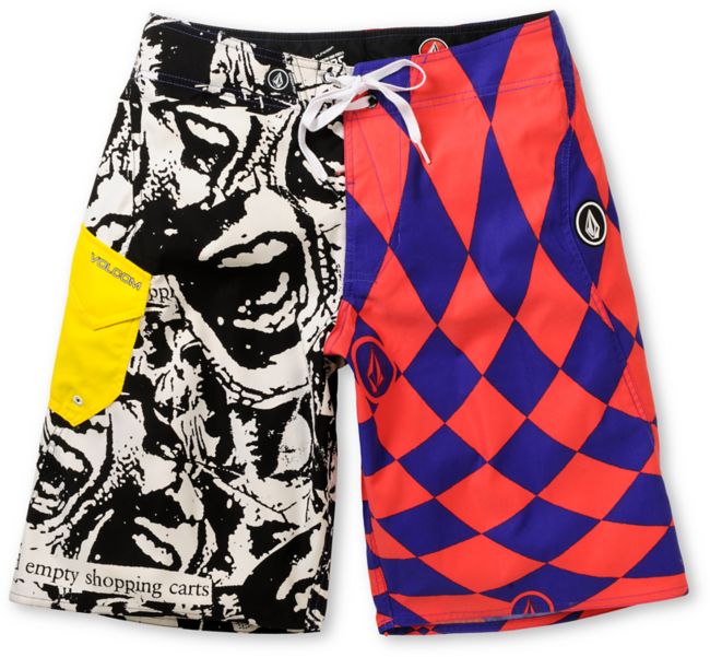 Volcom Maguro Paradox Pink & Purple 22 Board Shorts
