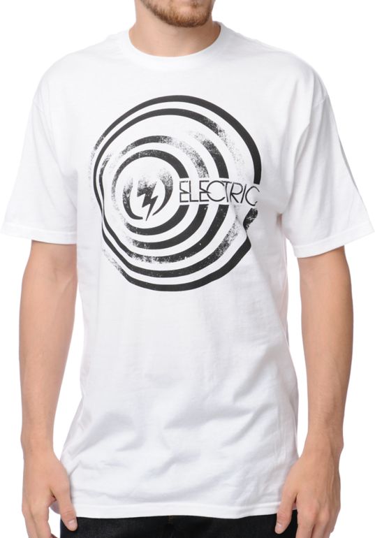Electric Down White Tee Shirt